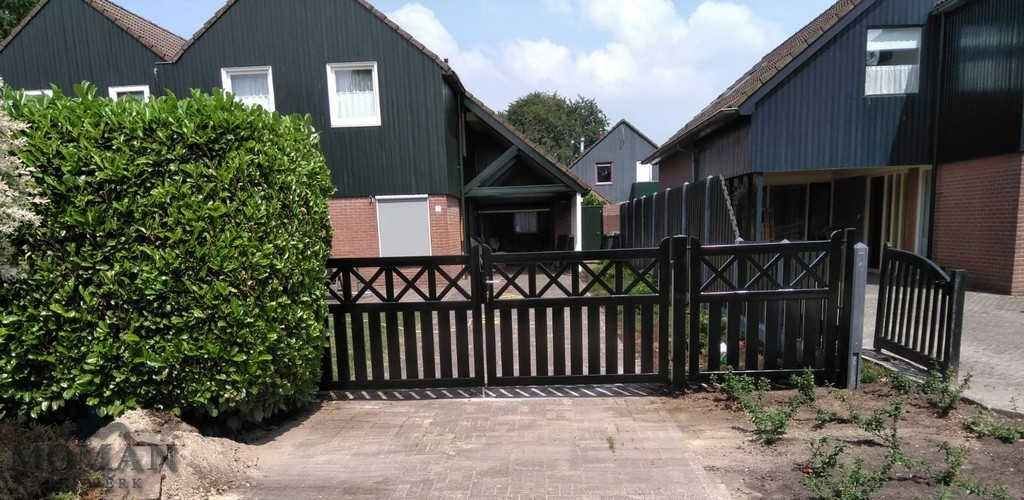 hekwerk poort Coevorden